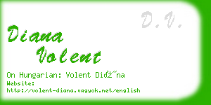 diana volent business card